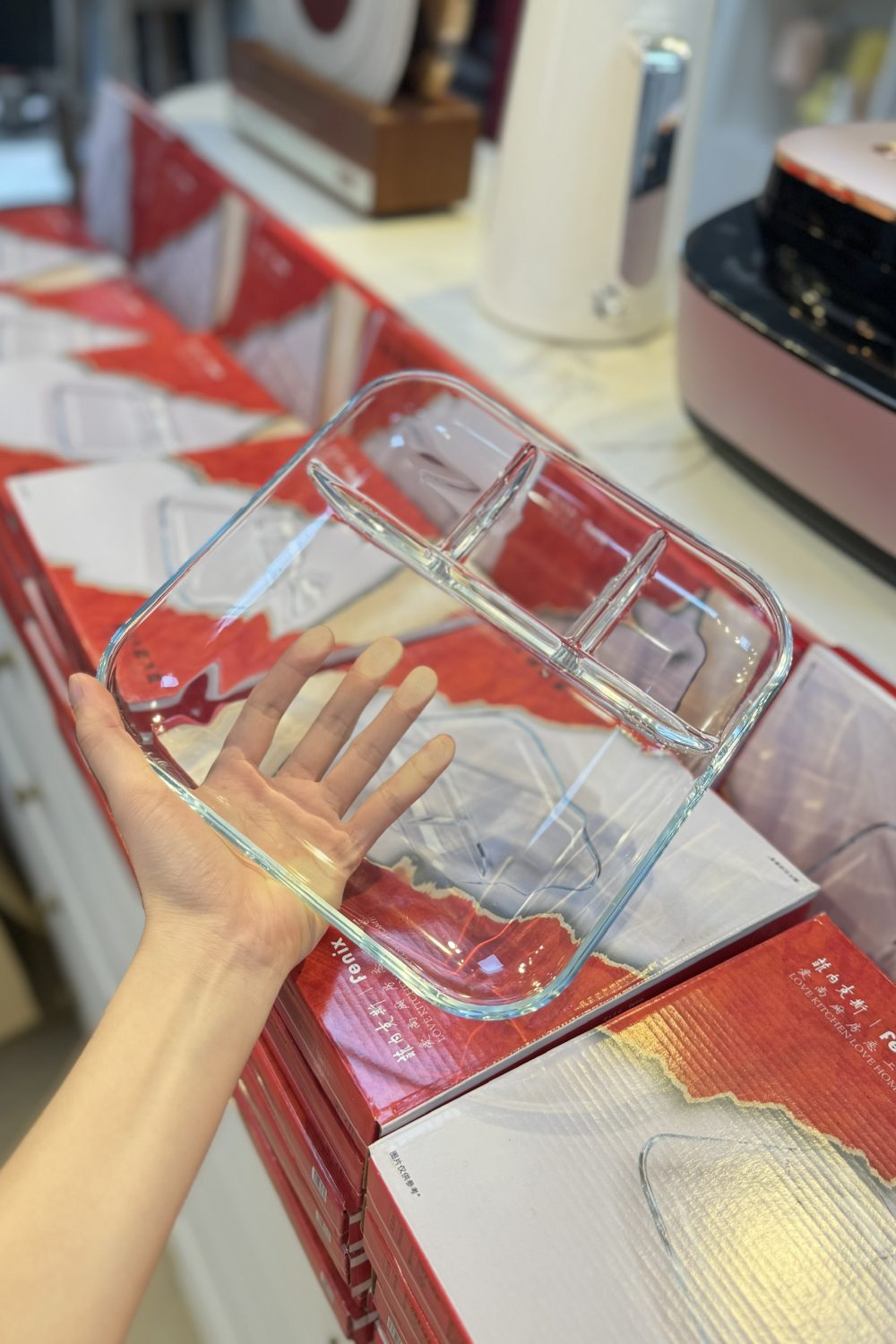 Khay Thủy Tinh Chia Ngăn (4)